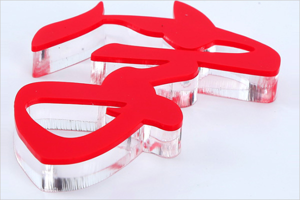 廣告雕刻機切割的水晶字 廣告雕刻機切割的水晶字