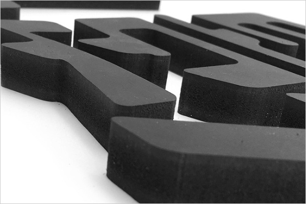 雕刻機加工pvc字 雕刻機加工pvc字