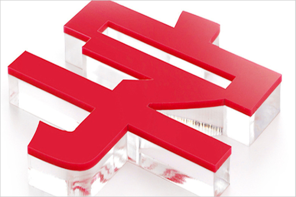 廣告雕刻機加工的水晶字展示 廣告雕刻機加工的水晶字展示