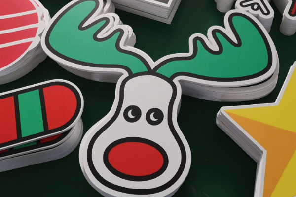 廣告雕刻機巡邊切割樣品 廣告雕刻機巡邊切割樣品