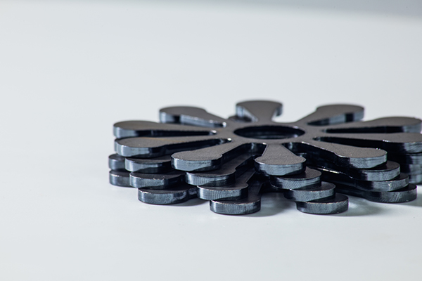 激光切割機切割的金屬樣品 激光切割機切割的金屬樣品