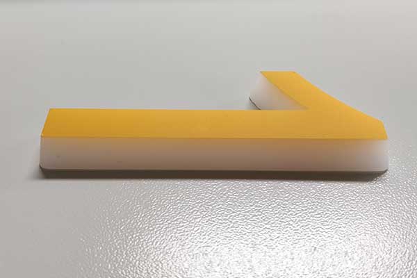 得馬Z3巡邊高速雕刻機切割的亞克力 得馬Z3巡邊高速雕刻機切割的亞克力