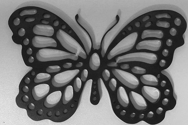 得馬光纖激光切割機切割的碳鋼板 得馬光纖激光切割機切割的碳鋼板