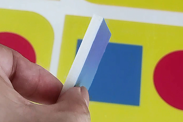 得馬Z3高速巡邊雕刻機切割的KT板 得馬Z3高速巡邊雕刻機切割的KT板