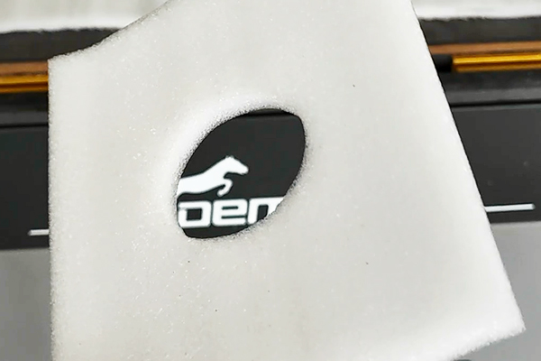 得馬廣告字雕刻機(jī)切割的珍珠棉 得馬廣告字雕刻機(jī)切割的珍珠棉